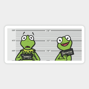 Froggy Mugshot Sticker